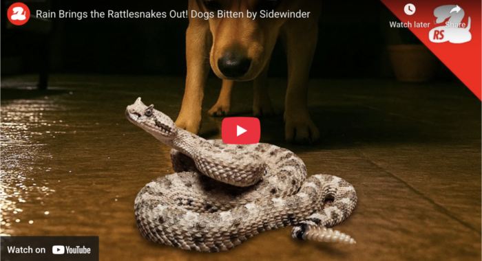 Dogs Bitten by Rattlesnake on Rainy Night Dogs Bitten by Rattlesnake on Rainy Night